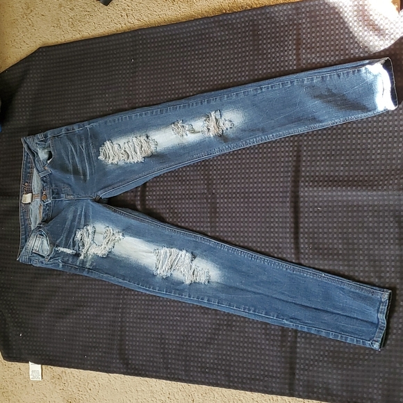 Wet Seal, distressed, jeans, size 5R - Picture 2 of 10